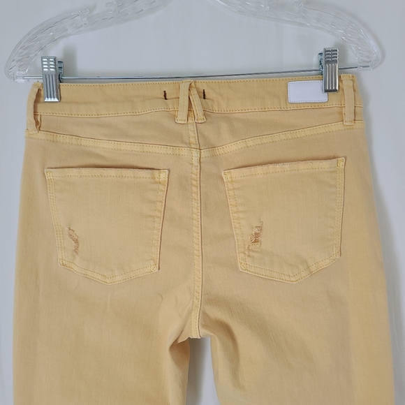 Dear John Playback Cuffed Cropped Straight Leg Jeans Orange Size 27 - Picture 5 of 13